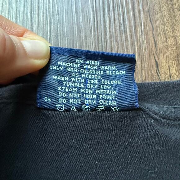 Polo Sport Ralph Lauren USA Shield Logo T-Shirt Black Men’s Large - Picture 5 of 5